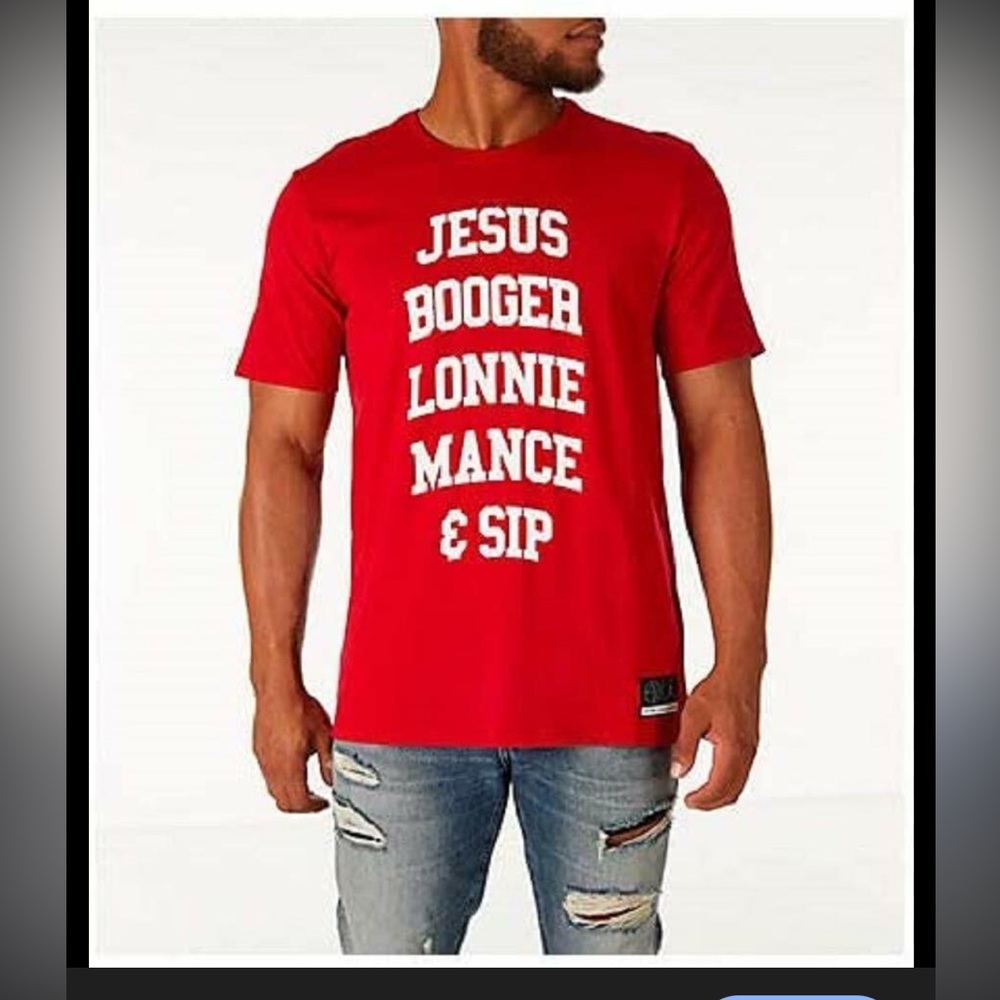 Jordan “He Got Game” Red Basketball Tee - XL
